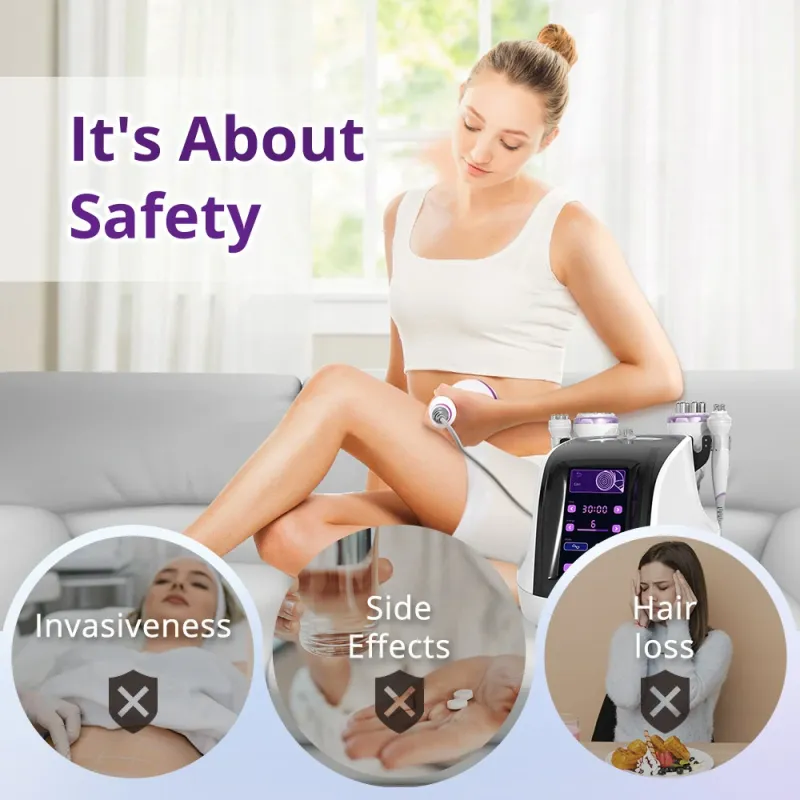 40K 5 in 1 Ultrasonic Cavitation Machine for Body Shaping